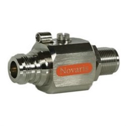Novaris CN-FF-350-3 Surge Protector 20kA 50kA 350VDC 3GHz Brass Nickel Plated IP55