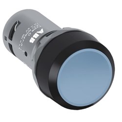 ABB CP1-10L-11 Compact Non-Illuminated Pushbutton Flush Momentary Blue 1NO+1NC Screw