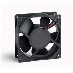 Fandis D08A04HWBAF0 Axial Frame Fan 63cu-m/hr 7VDC 12VDC IP68 80W 80H Plastic Black