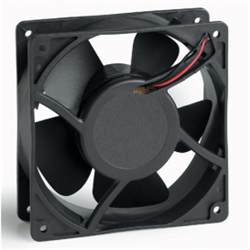 Fandis D08A05HWSA00 Axial Frame Fan 68cu-m/h 7VDC 24VDC IP20 80W 80H Plastic Black