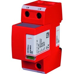 DEHN DBM1255 Lightning Current Arrester 50kA 1 PH 230V 35mm DIN Rail 36mm W 73mm D 90mm H Thermoplastic IP20