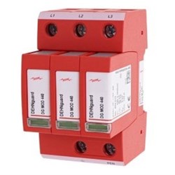 DEHN DGMTNC440FM M-Surge Arrester 20kA 400/690V 35mm DIN Rail Thermoplastic IP20