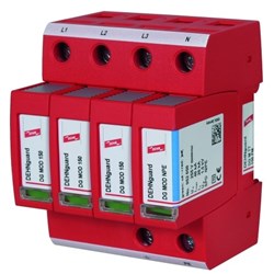 DEHN DGMTT150FM Surge Arrester 4-P 15kA 120/240V 35mm DIN Rail Thermoplastic IP20