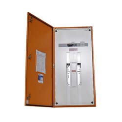 IPD E43AM1842T250 Distribution Board 18 42-P IP43 RAL 2000 Orange Mild Steel LBS 250A 1400mm H x 600mm W x 200mm D