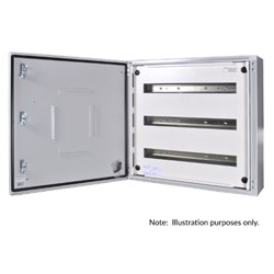 IPD E66SDIN5 Distribution Board 24-P IP66 Stainless Steel 5 -Row 1000mm H x 600mm W x 200mm D