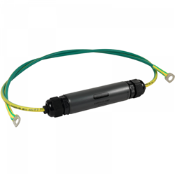 Novaris EC100-800 Earth Clamp 100kA 800VDC 10sq-mm Flying Leads 30mm W 100mm H IP65