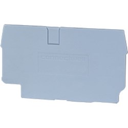 Connectwell EPCX6 End Plate Grey 1.5mm W 62.1mm For: CX6 CXG6 CP6/10 CPG6/10