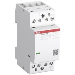 ABB ESB2540N01 Installation Contactor 4P (4NO) 9A/4kW AC-3/ AC-3e, 24VAC/DC COIL Screw DIN Rail Mount