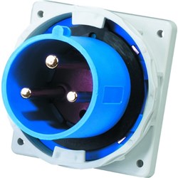 IPD EU67PP363 Straight Panel Mounted Panel Mount 3 63A 230VAC/DC IP67