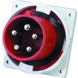 IPD EU67PP463 Straight Panel Mounted Panel Mount 4 63A 400VAC/DC IP67