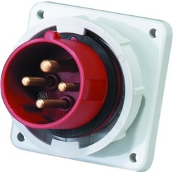 IPD EU67PP532 Straight Panel Mounted Panel Mount 5 32A 400VAC/DC IP67