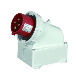 IPD EU67WP516 Appliance Inlet Wall Mount 5 16A 400VAC/DC IP67