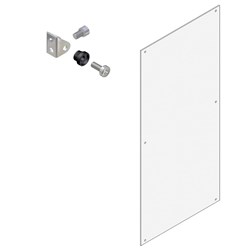 Elsteel FC14010 Flat Cover 600W 1400H 1.5mm Thick Grey + Accessories