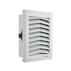 Fandis FF08U Exhaust Filter IP54 107W 107H AB/Polycarbonate RAL7035 Light Grey
