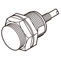 Panasonic GX-330MLK-A-N Cylindrical Inductive Proximity Sensor NO NPN-Output 2m L Cable