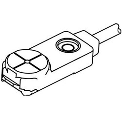 Panasonic GX-F12B Rectangular Inductive Proximity Sensor NC NPN-Output 1m L Cable