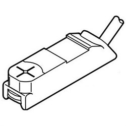 Panasonic GX-F6B Rectangular Inductive Proximity Sensor NC NPN-Output 1m L Cable