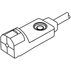 Panasonic GX-H12A Rectangular Inductive Proximity Sensor NO NPN-Output 1m L Cable
