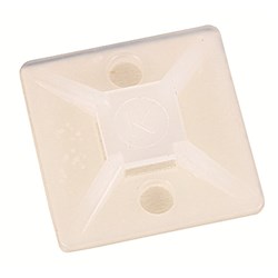 3M™ Cable Tie Mounting Base CTB75X75BKA-C 4-way Adhesive Mount 
