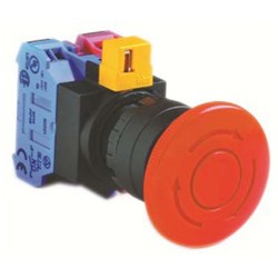 IDEC HW1B-M2F01R-K Non-Illuminated Pushbutton 22mm Extended Momentary Red 1NC
