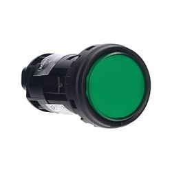 IDEC HW1P-1FQD-G-240V Pilot Light Green 240VAC 22mm Dia Mount Hole