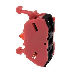 IDEC HW2L-M1F01R-K Illuminated Pushbutton Kit 22mm Flush Momentary Red 1NC