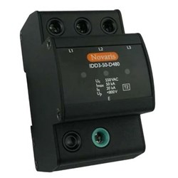 Novaris IDD3-50-D480 Surge Protection 6.25kA 3 PH 50kA 400VAC TS35 IP20