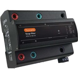 Novaris IFD2-10-100-275 Surge Filter 12.5kA 2 PH 10A 230VAC TS35 Aluminium IP20