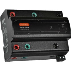 Novaris IFD2-32-100-460 Surge Filter 2 PH 32A 400VAC TS35 Aluminium IP20