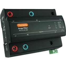 Novaris IFD2-32-50-460 Surge Filter 2 PH 32A 400VAC TS35 Aluminium IP20