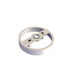 RP-Group ILD-APA-02 White Surface-Mounted Lateral Cable Entry Adapter for ILD Series Luminaires