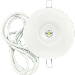 RP Group ILDL423SC-ANZ-ILDE Emergency Light Self-Contained with Surface Mounting  3-hour Battery Power IP40 White Polycarbonate Housing