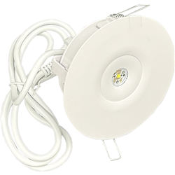 RP Group ILDL423WB-ANZ-ILDE Emergency Light Self-Contained with Surface Mounting  3-hour Battery Power  IP40 White Polycarbonate Housing