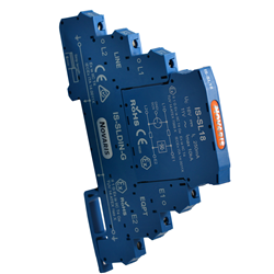 Novaris IS-SL18-G Signal Surge Protector With Base 5kA 10kA 16VDC TS35 IP20