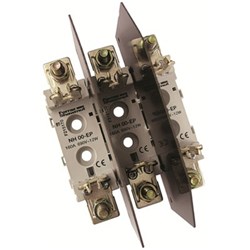 Mersen K-NH00G3PB2D Fuse Base With 2 Divider Kit NH00 Fuse 160A 690VAC/DC 3-P Open with 2 Dividers Base IP20 Terminals