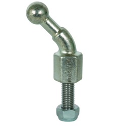 DEHN FIXED BALL POINT 20MM ANGLED WITH THREADED PIN AND NUT 706239