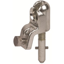 DEHN KKH20SQ Ball Head Cap W/T-Pin Shaft 33500A 20mm Fixed Ball Point 7mm W 3mm D 12mm H Copper Alloy