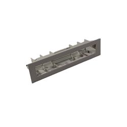 RP-Group KME-EB ABS Plastic White Mounting Frame including Test Button for the KMU, KMB and KS Luminaires to be Installed into the Ceiling