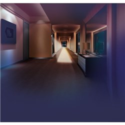 RP-Group LSYS-WD4 Wall-Down Lens for Precise Corridor Lighting and Safety Lights and Optimal Downward Light Control with 90° Beam Angle
