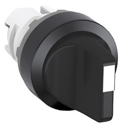 ABB M3SS2-10B Selector Switch Black 3Position Non-Illuminated Maintained Short Handle Plastic