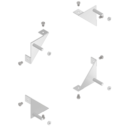 Elsteel MB98315 MP Bracket RAL9010 White Set of 4