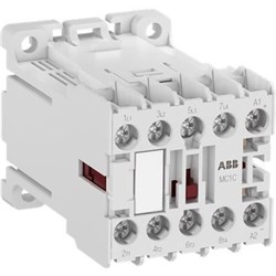 ABB CONTACTOR MC1 4P 20A AC1 4kW AC3 220VDC COIL MC1C400ATWN