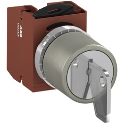 ABB MMS3NKAABCF11 Selector Switch Kit 3Position 1NO+1NC Non-Illuminated Faston Maintained Key Metal A B C