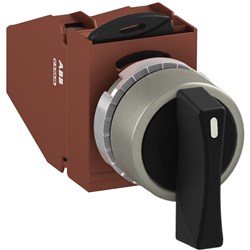 ABB MMS4NLABS22 Selector Switch Kit Black 4Position 2NO+2NC Non-Illuminated Screw Maintained Long Handle Metal