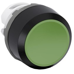 ABB MP1-10G Non-Illuminated Pushbutton Flush Momentary Green