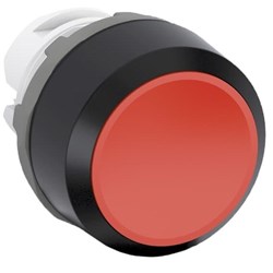 ABB MP1-10R Non-Illuminated Pushbutton Flush Momentary Red