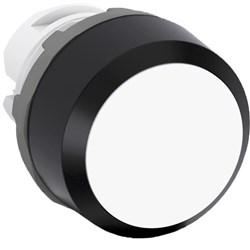 ABB MP1-10W Non-Illuminated Pushbutton Flush Momentary White