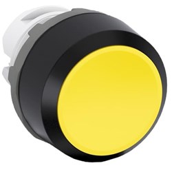 ABB MP1-10Y Non-Illuminated Pushbutton Flush Momentary Yellow