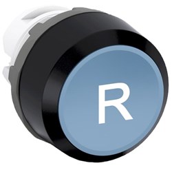 ABB MP1-7144 Non-Illuminated Pushbutton Flush Momentary Blue