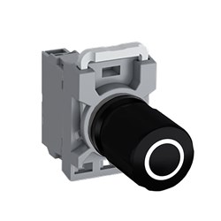 ABB MPA3P01 Non-Illuminated Machine Stop Pushbutton 30mm Black Pull Release 1NC